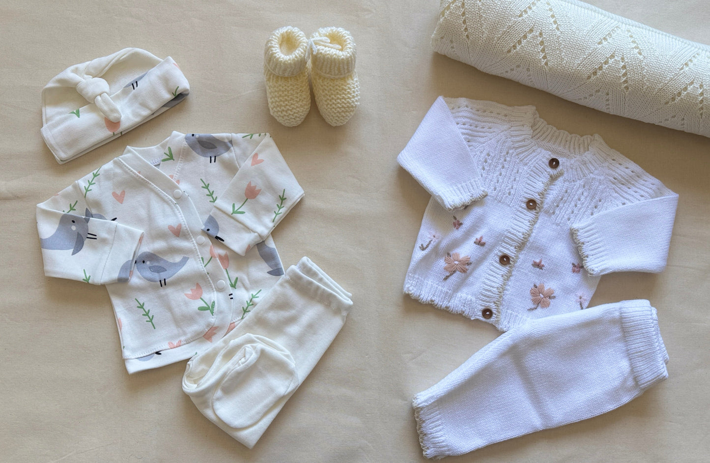 Baby box- Crudo y blanco (RN/3M)