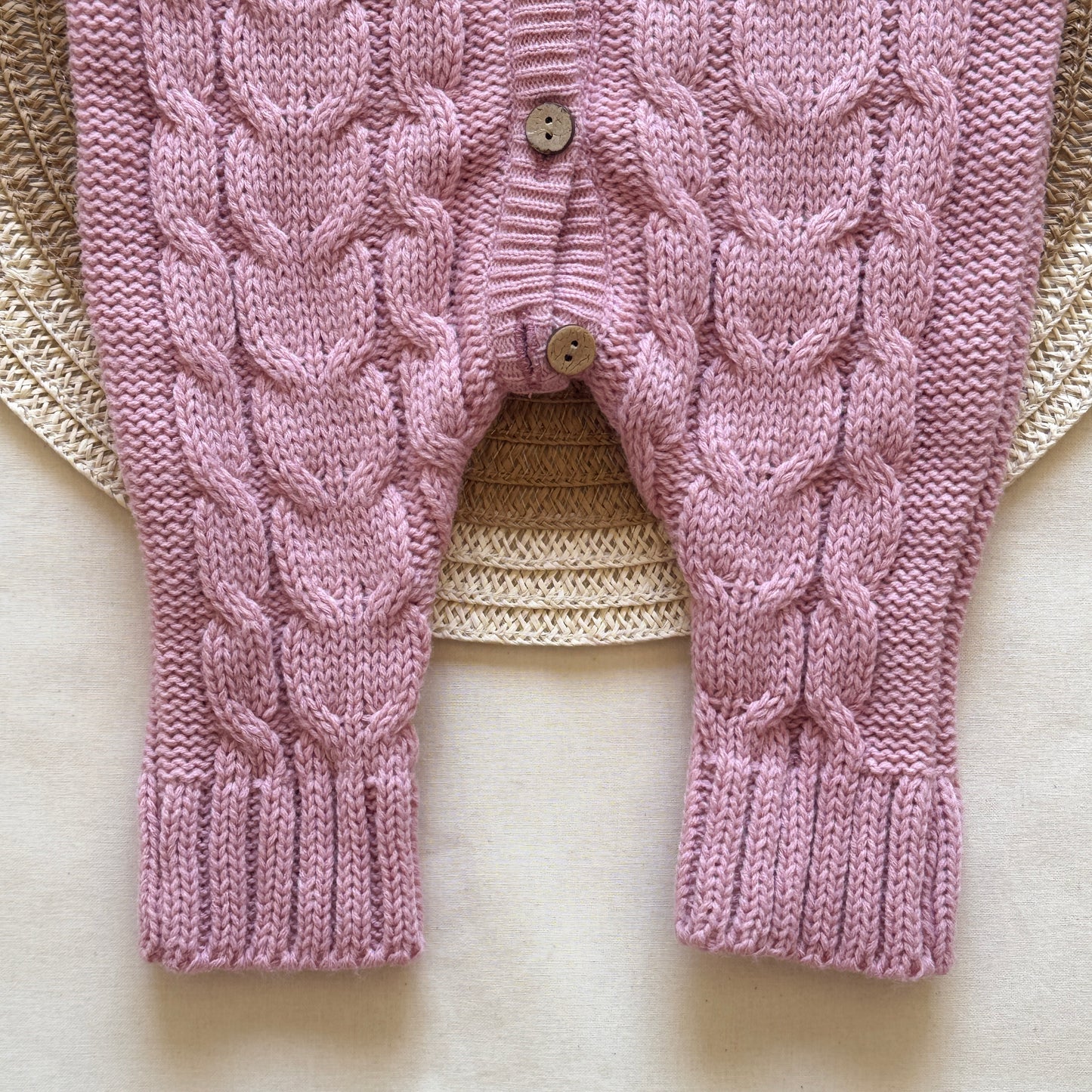 Enterito tejido - Rosa