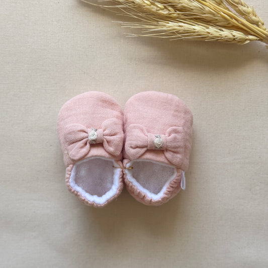 Zapatitos -  Rosa con Moña