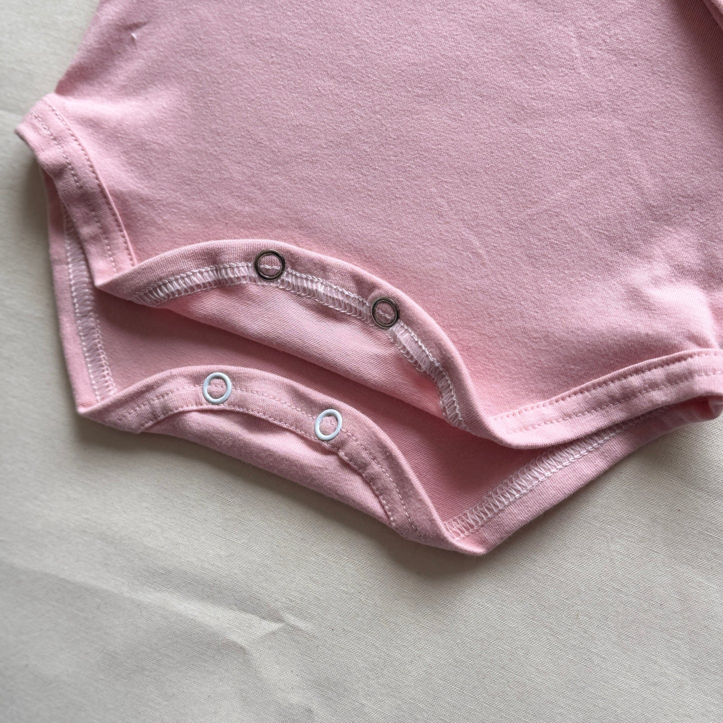Set algodón - Rosa con florcitas blancas