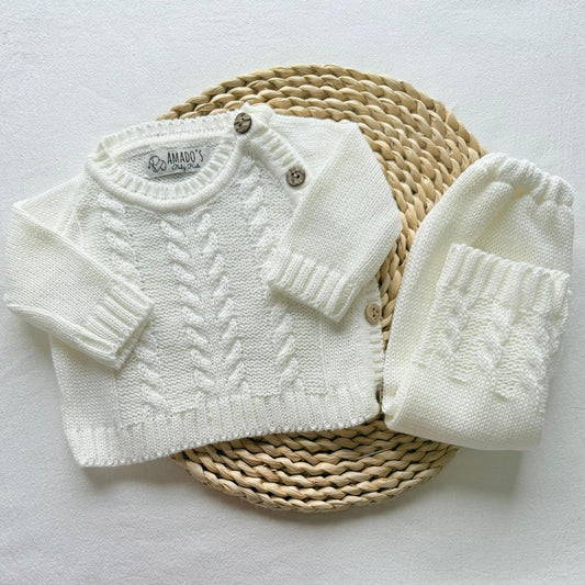 Conjunto hilo - Crudo trenzado