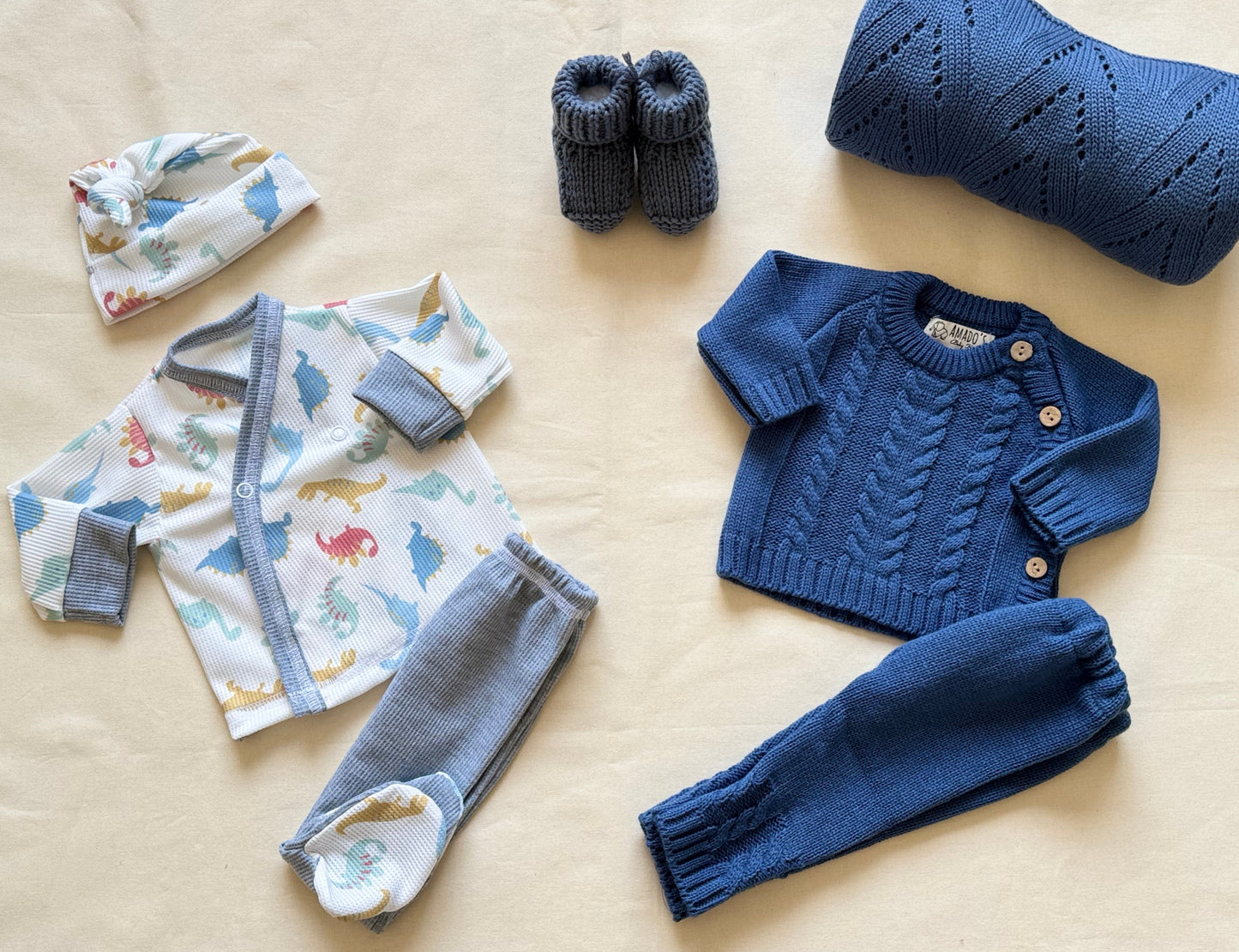 Baby box - Azul y blanco (RN)