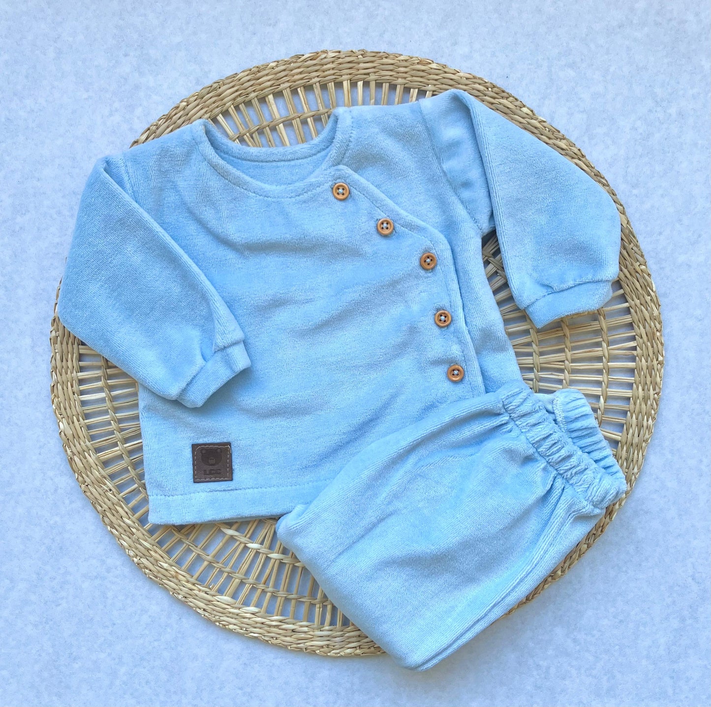 Conjunto plush - Celeste