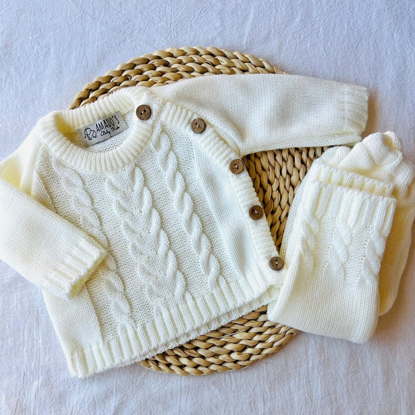 Conjunto tejido - Crudo