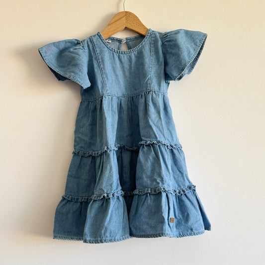 Vestido jean - Claro