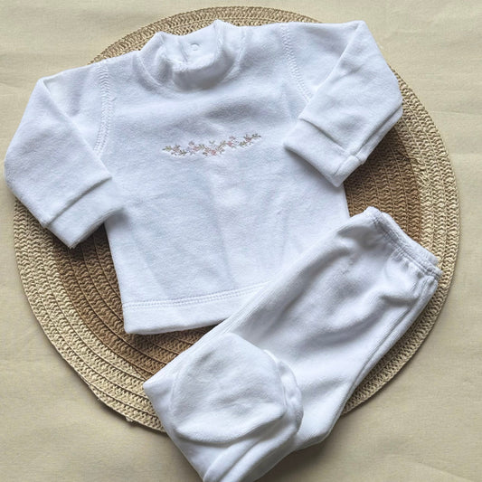 Conjunto piel durazno - Ramito rosa