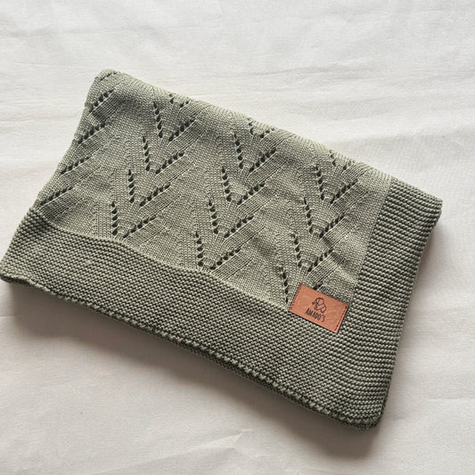 Rebozo tejido - Verde oliva