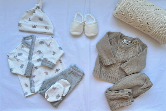 Baby box - Gris y marrón (0/3M)