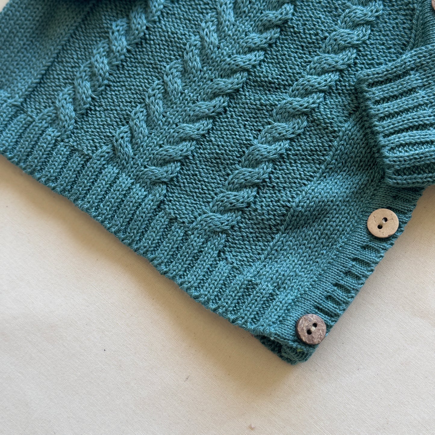 Conjunto hilo - Verde trenzado