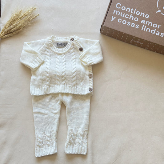 Conjunto hilo - Crudo trenzado