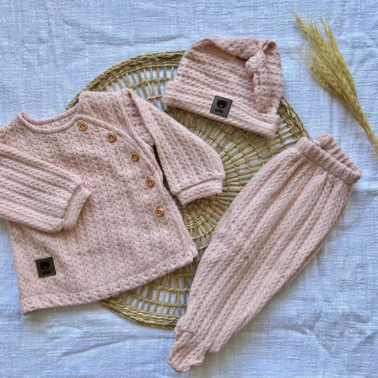 Conjunto símil punto - Rosa