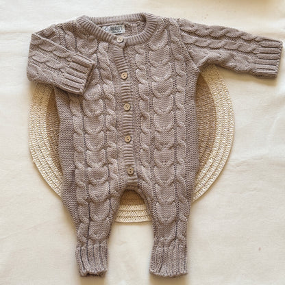 Enterito tejido - Marrón