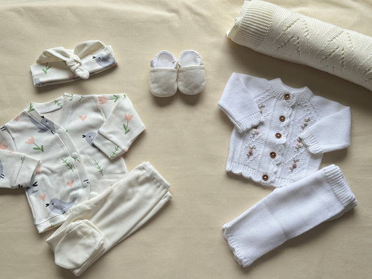 Baby box- Crudo y blanco (0/3M)