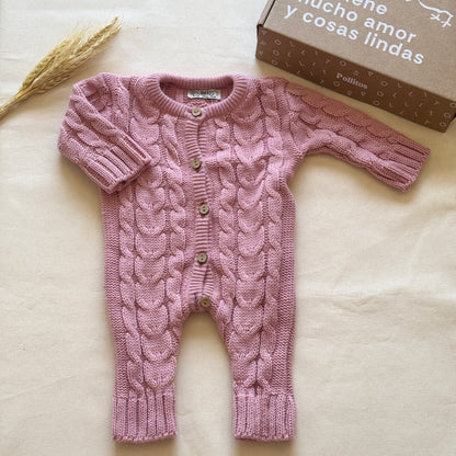 Enterito tejido - Rosa