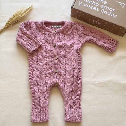 Enterito tejido - Rosa