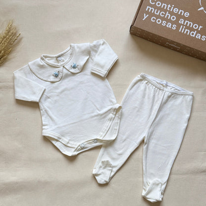 Set algodón - Conejito celeste