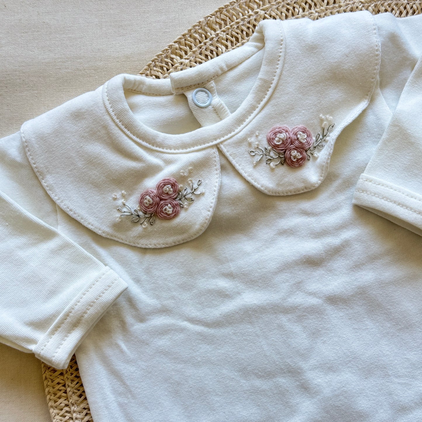 Set algodón - Florcita rosa