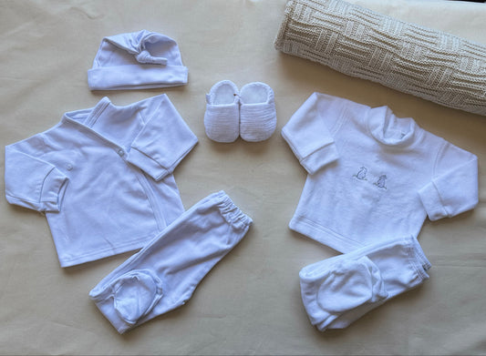 Baby box- Blanca y beige (0/3M)