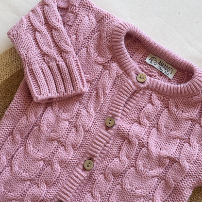 Enterito tejido - Rosa