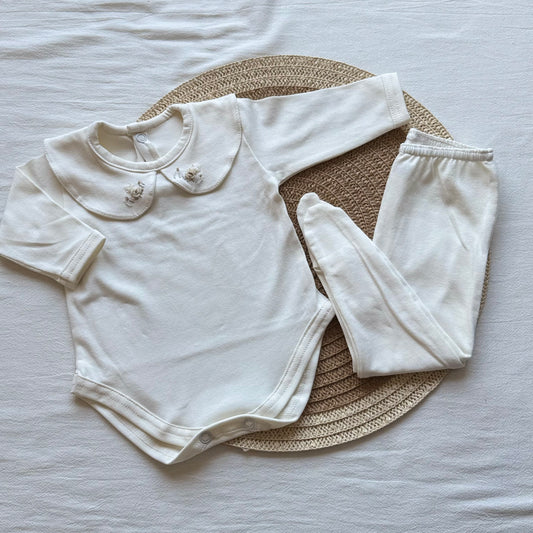Set algodón - Conejito crema