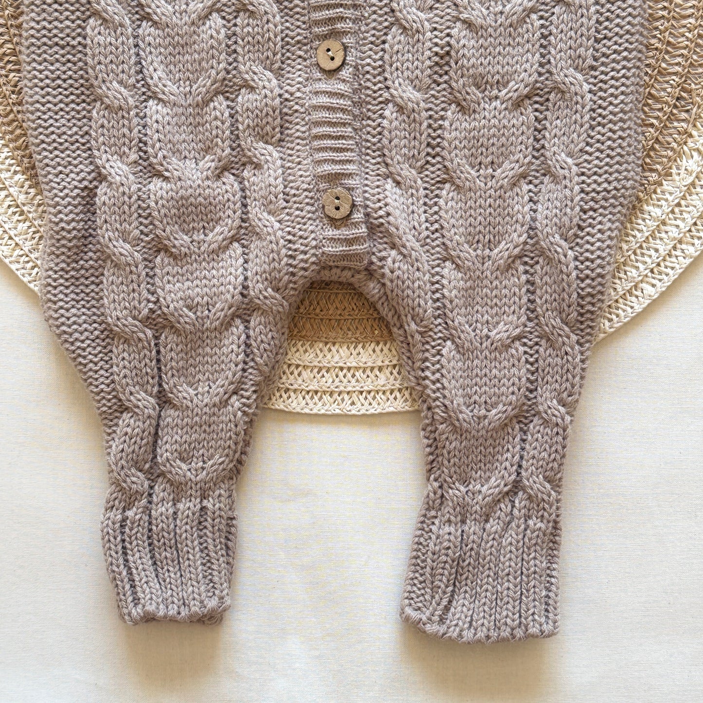 Enterito tejido - Marrón