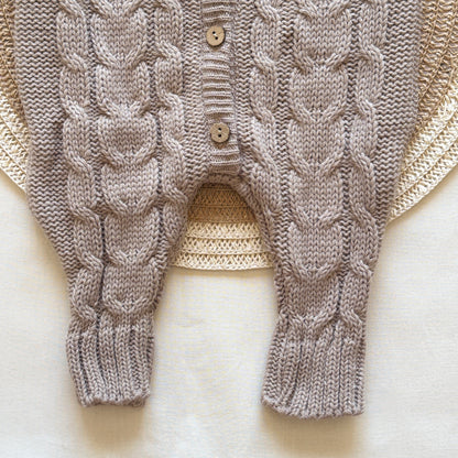 Enterito tejido - Marrón