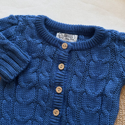 Enterito tejido - Azul