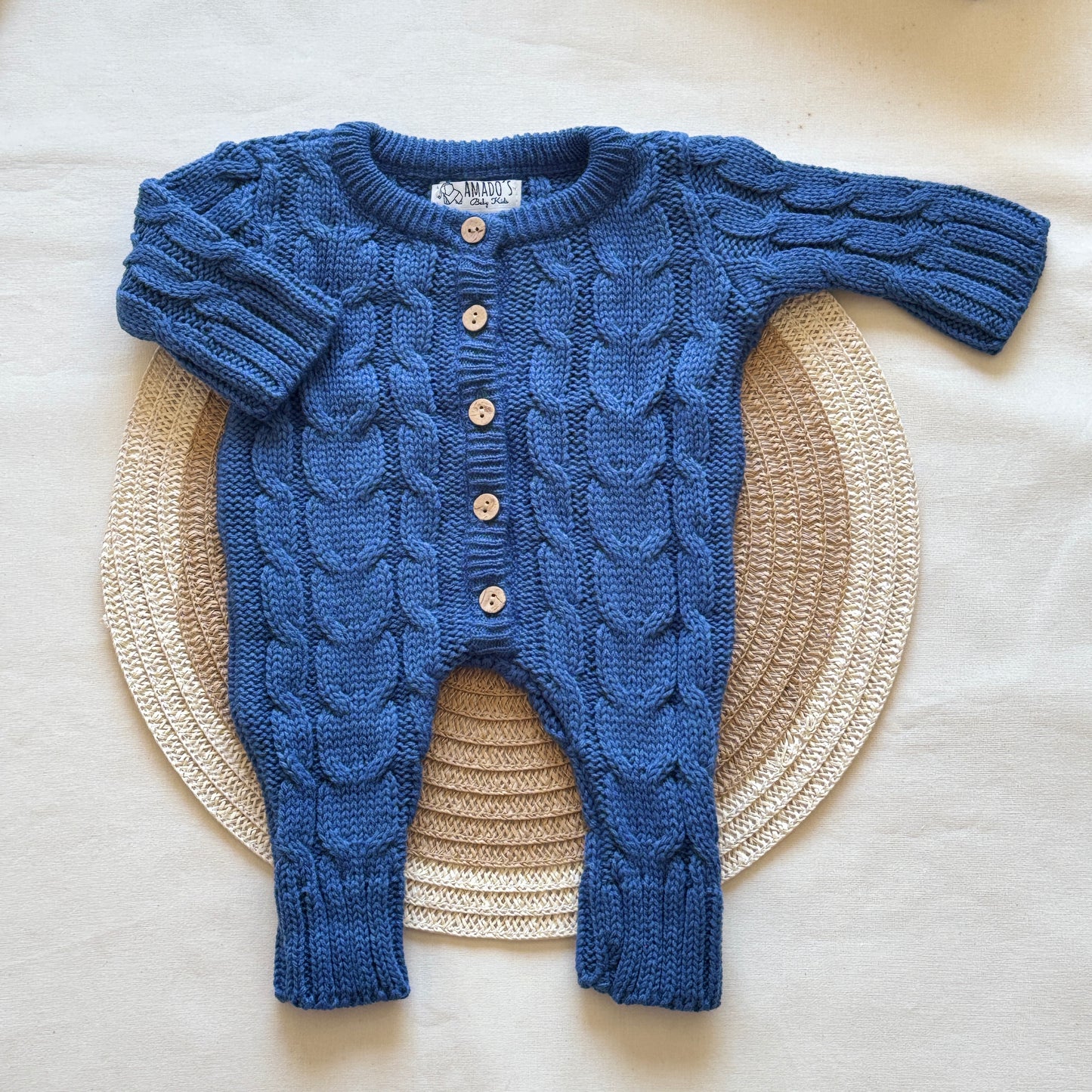 Enterito tejido - Azul