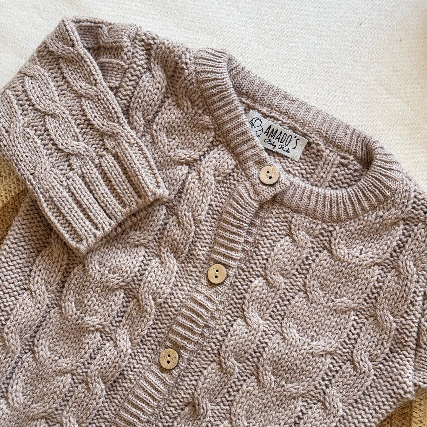 Enterito tejido - Marrón