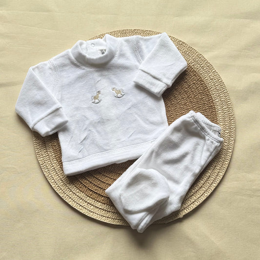 Conjunto piel durazno - Caballitos