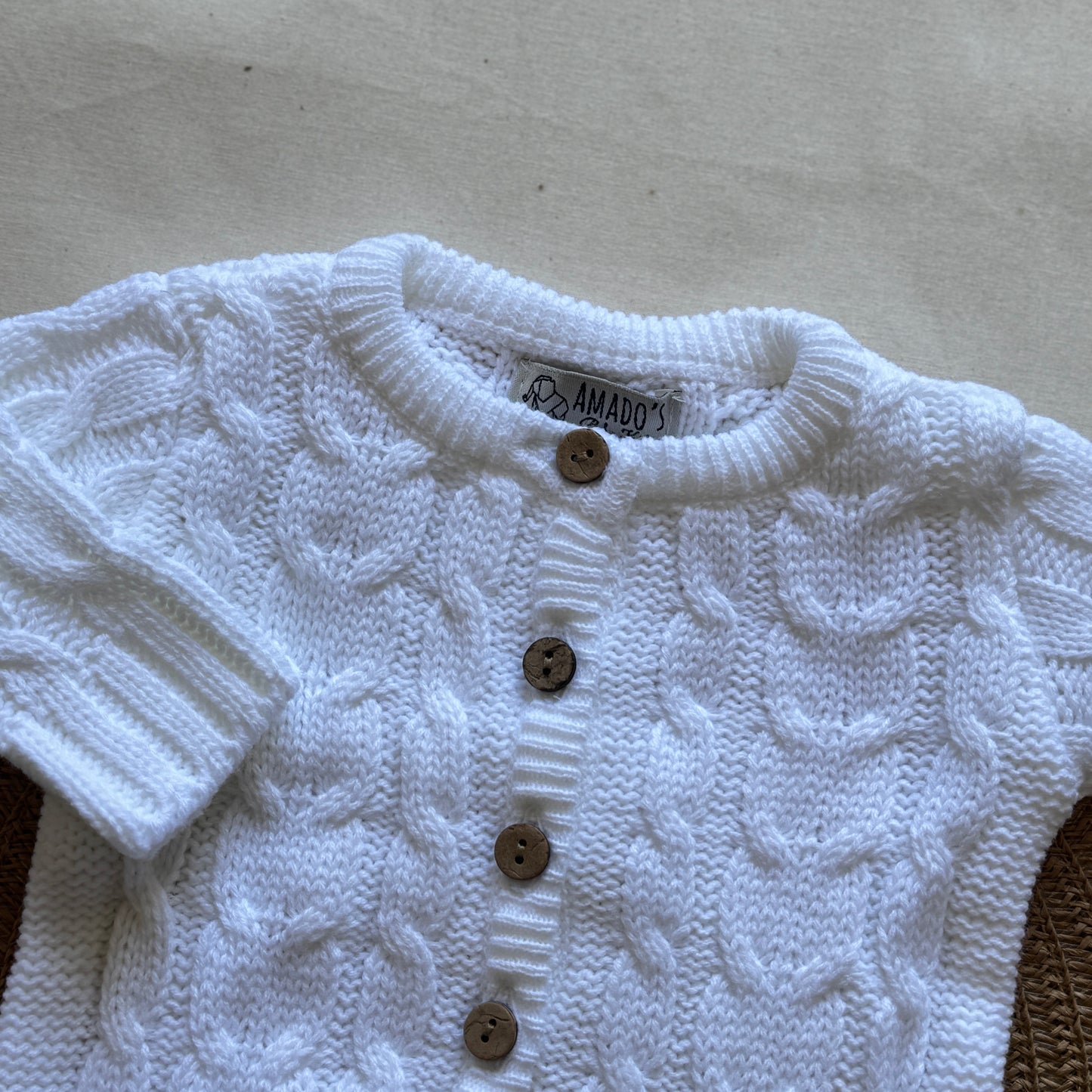 Enterito tejido - Blanco