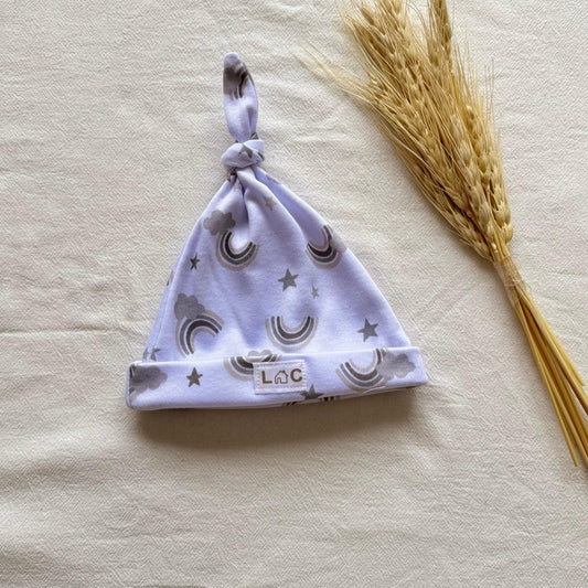 Gorro - Arcoíris y estrellas