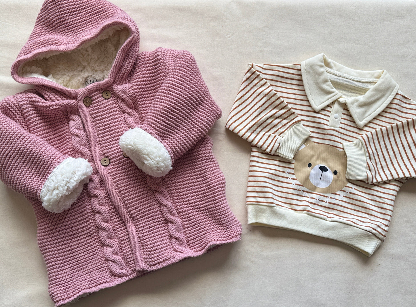 Baby box- Rosa y camel (12/24M)