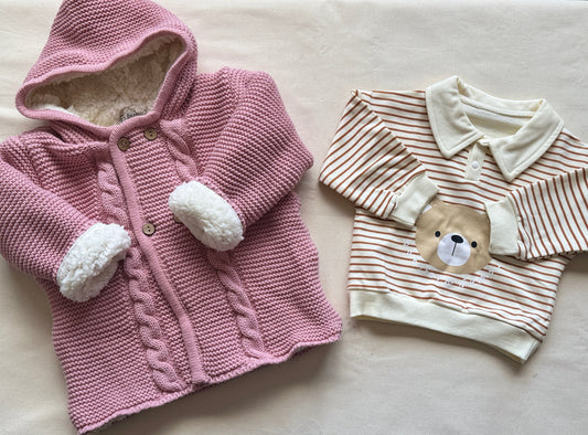 Baby box- Rosa y camel (12/24M)