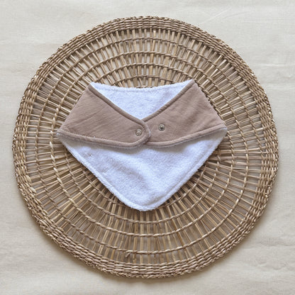 Babero bandana - Marrón claro