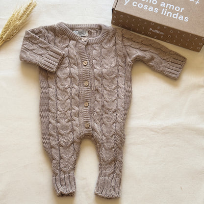 Enterito tejido - Marrón