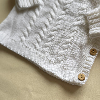 Conjunto hilo - Blanco trenzado