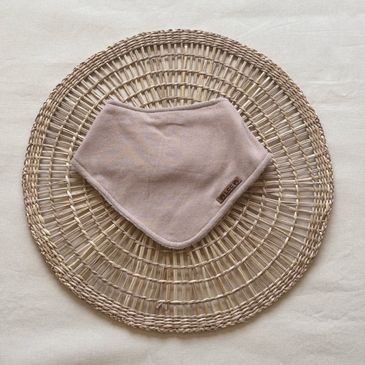 Babero bandana - Marrón claro