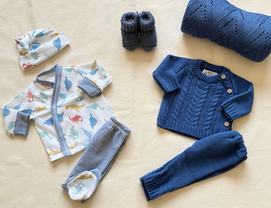 Baby box - Azul y blanco (RN)