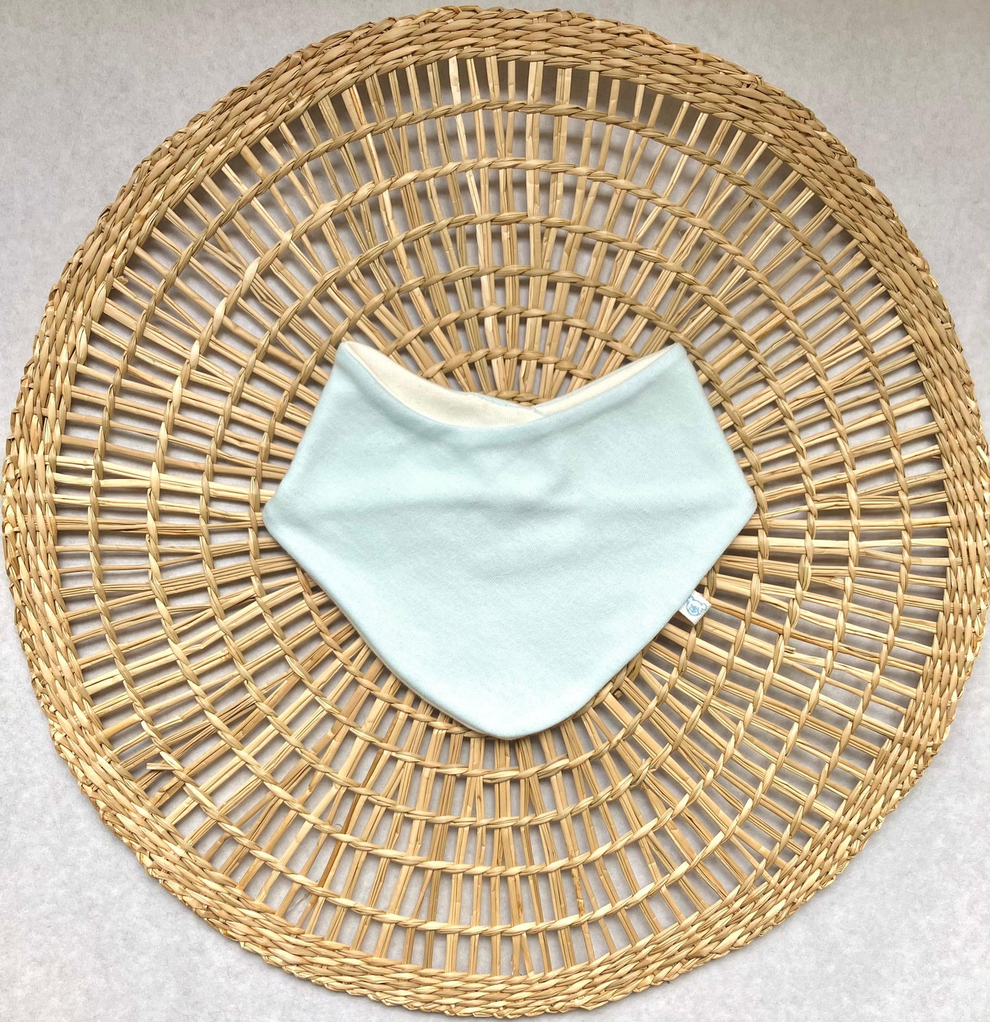 Babero bandana - Celeste