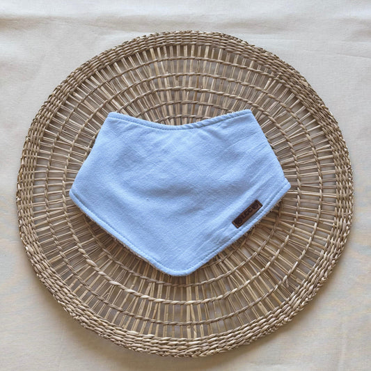 Babero bandana - Celeste