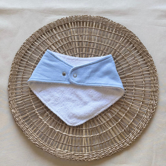 Babero bandana - Celeste