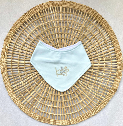 Babero bandana bordado - Avioncito