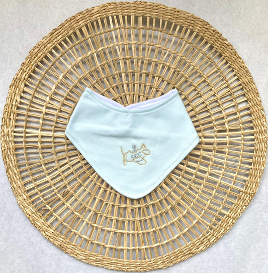 Babero bandana bordado - Avioncito