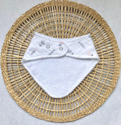 Babero bandana - Florcitas