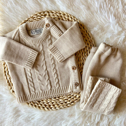 Conjunto tejido - Beige