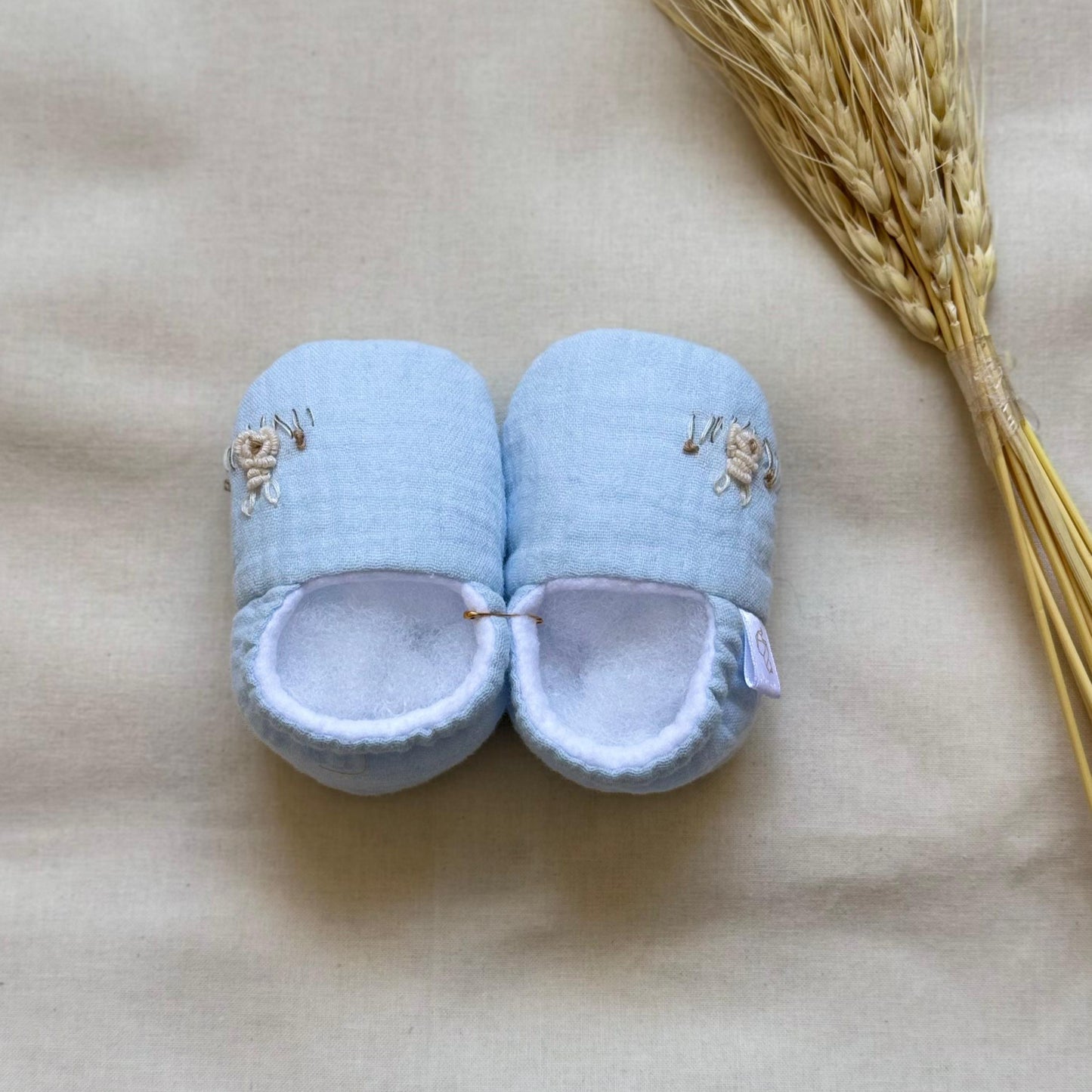 Zapatitos - Celeste conejito