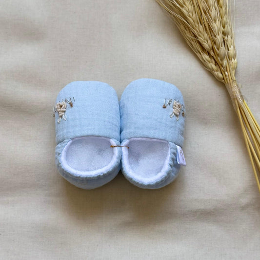 Zapatitos - Celeste conejito