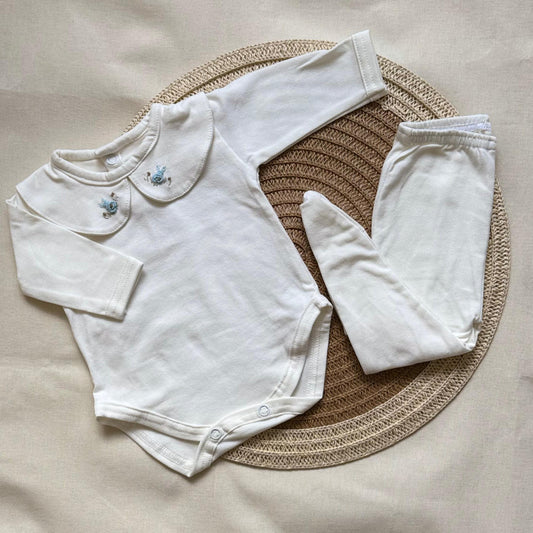 Set algodón - Conejito celeste