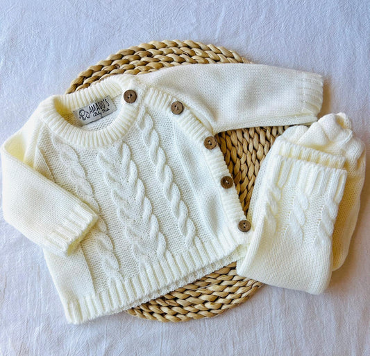 Conjunto tejido - Crudo